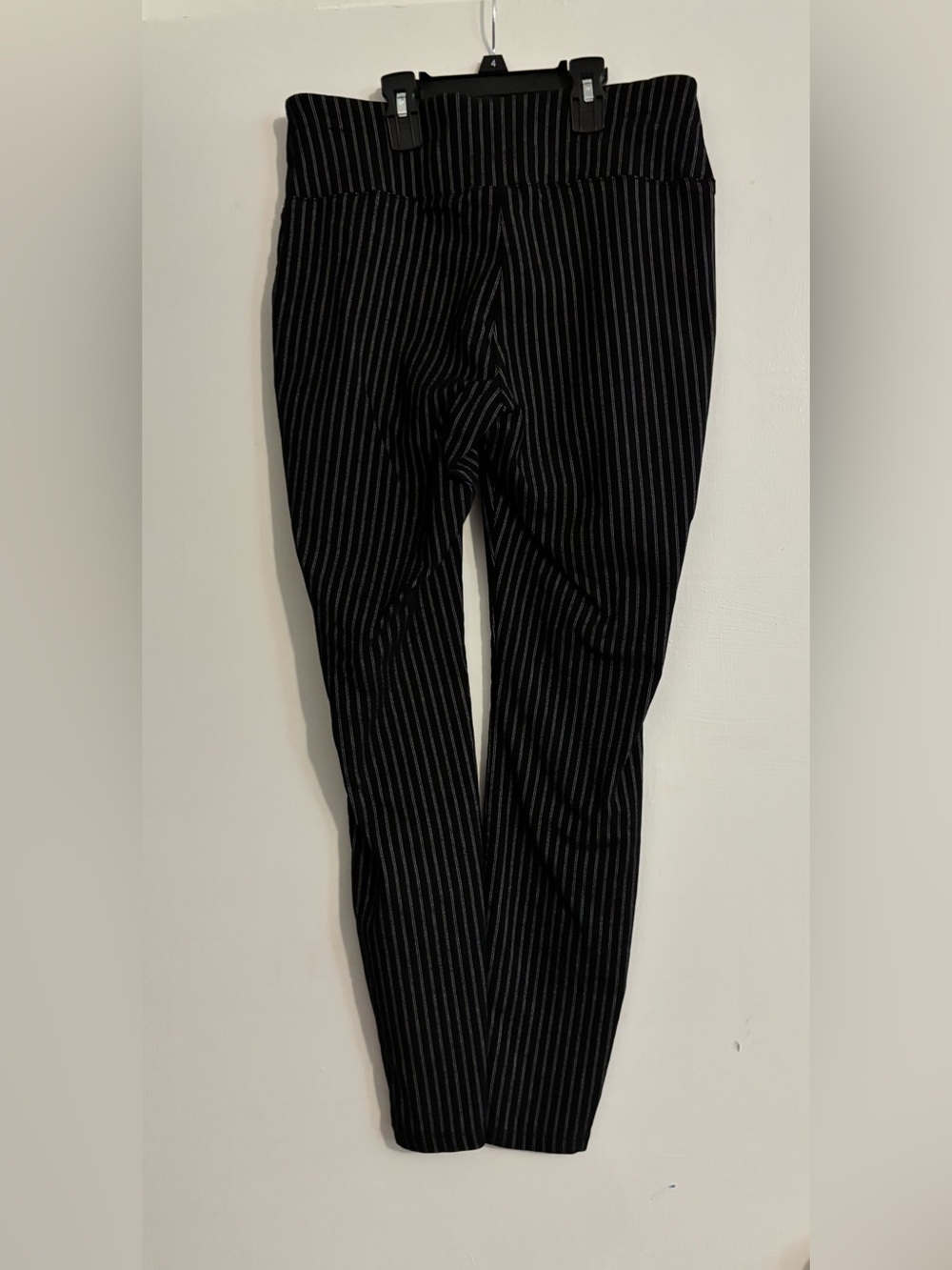 Worthington Black Pinstripe Stretch Dress Pants
